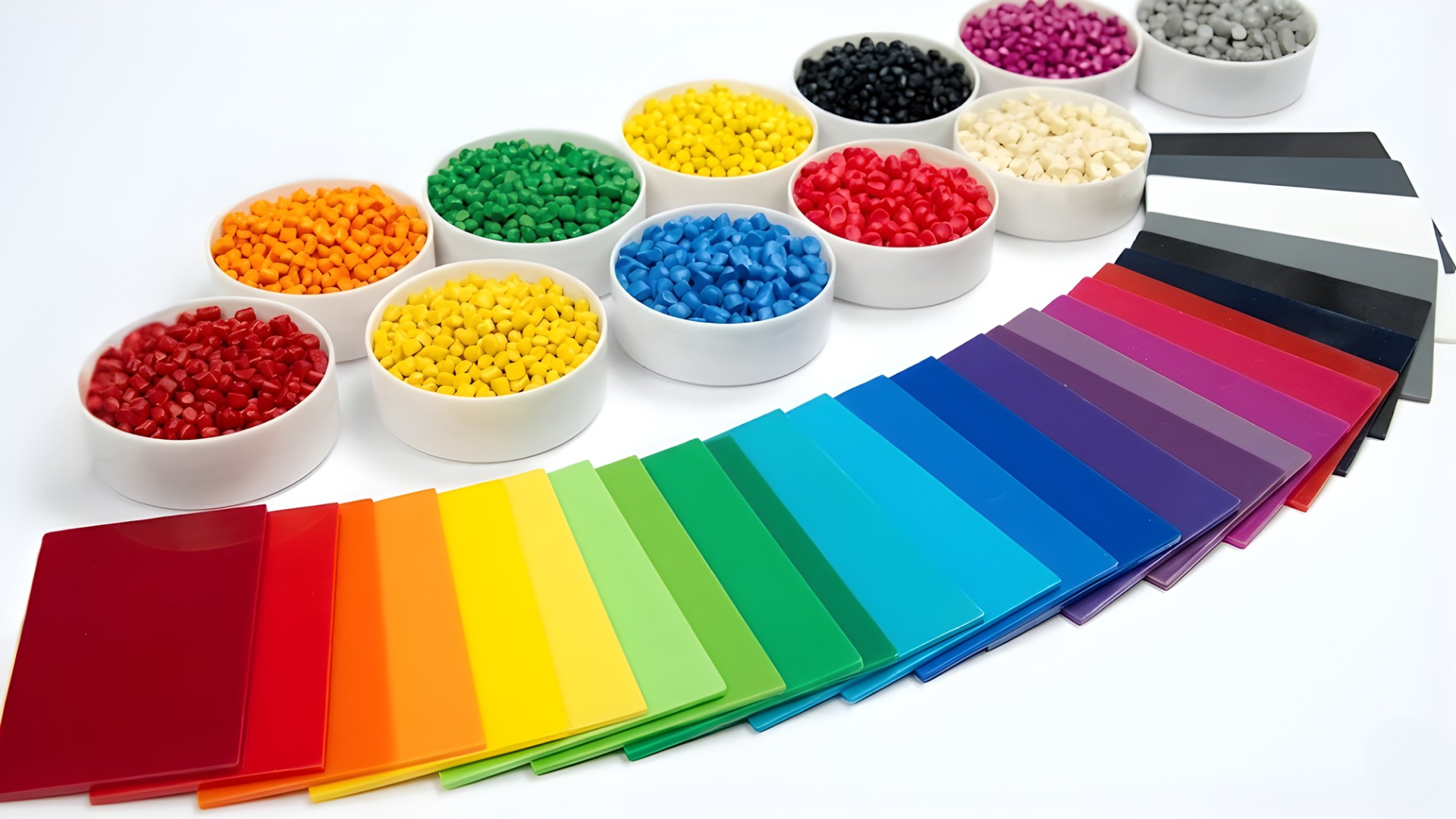 Tipos de masterbatch colorido em pellets para indústria plástica SupreColor